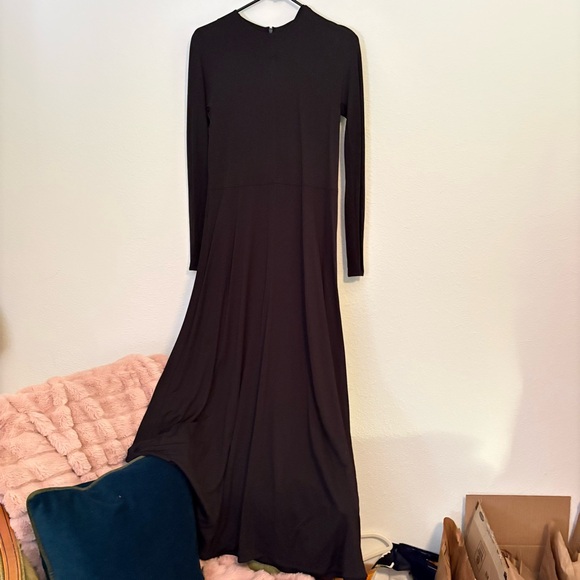COS Black Longsleeve Maxi Dress XS - Picture 2 of 3